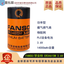 孚安特ER34615M锂电池功率型燃气表物联网3.6V通用16340