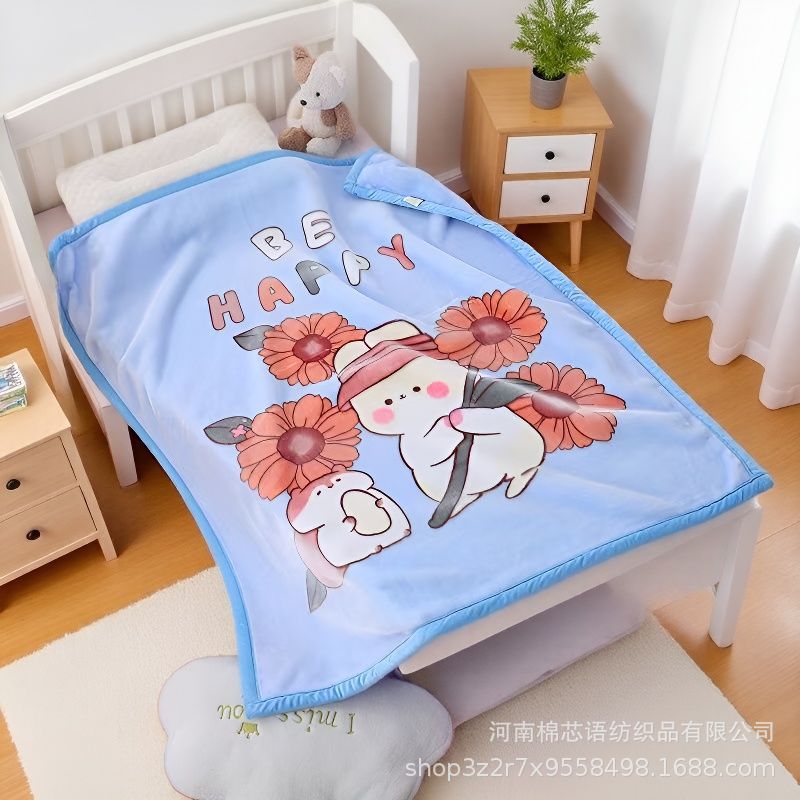 밝은 파란색 (120*150) 1.3kg 두께 강화