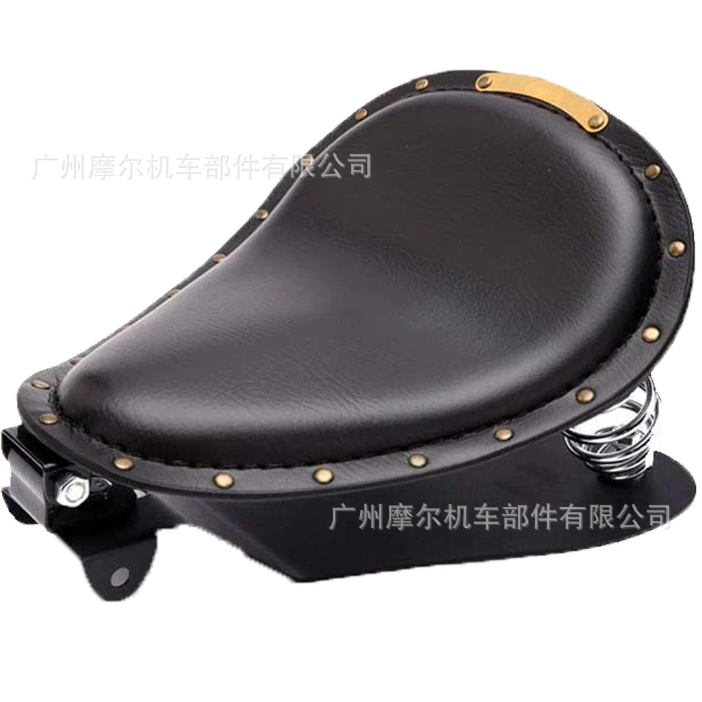 Fashion motorcycle Harley cruise prince car modified retro spring leather seat wholesale single seat cushion leather seat bag