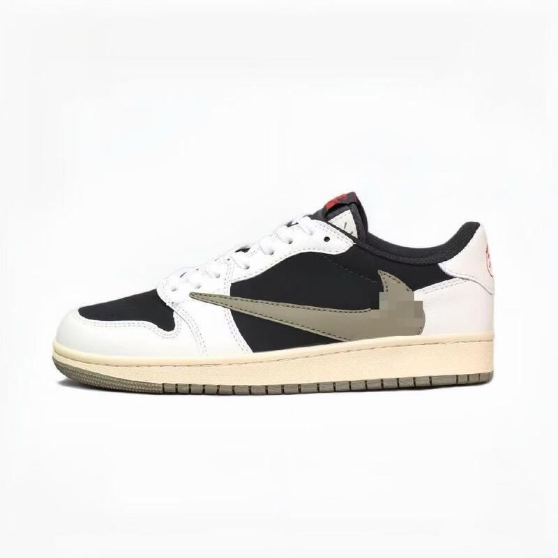莆田人気AJ1バーブTS共同ブランドカップルロートップライトニングスポーツバスケットボールシューズ男性と女性用、カジュアルで多用途なスニーカー|undefined