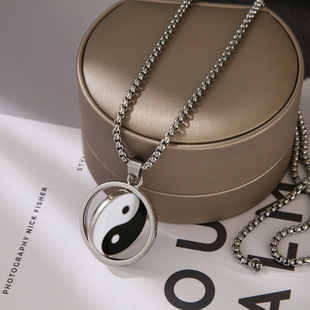 G 64820 Trendy Titanium Steel Pendant Necklace �����䓵���