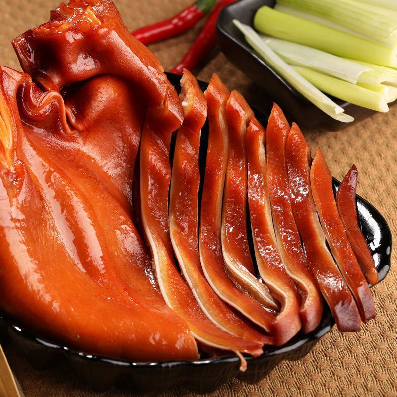 Spiced pig's ear 500g Braised flavor Cooked vacuum Salad Fournieri ZhuTouRou Snacks pigskin 200g