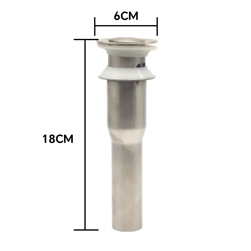 Accesorios de desagüe de lavabo de acero inoxidable, lavabo, lavabo, juego de caída de lavabo, rebote, reversión, desodorante