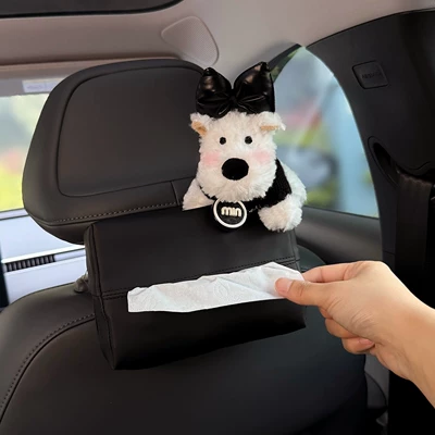 2026 New Model West Highland Car tissue box/set - hepburn-style-west-highland-seat-tissue-cover