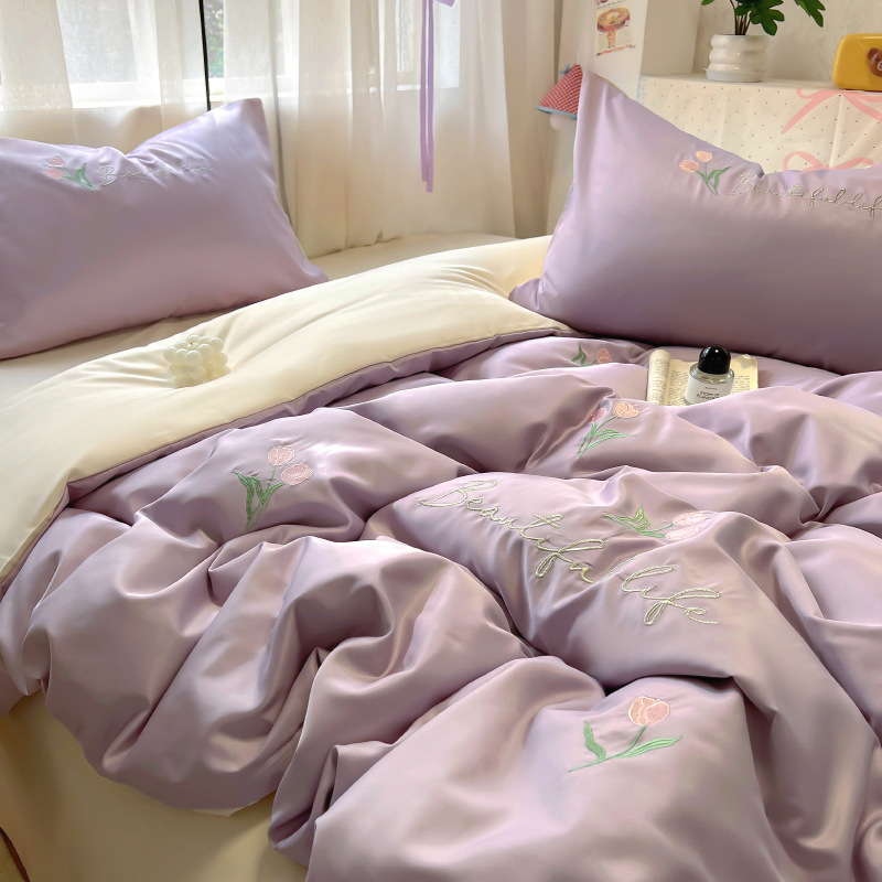 Arroz púrpura tulipán