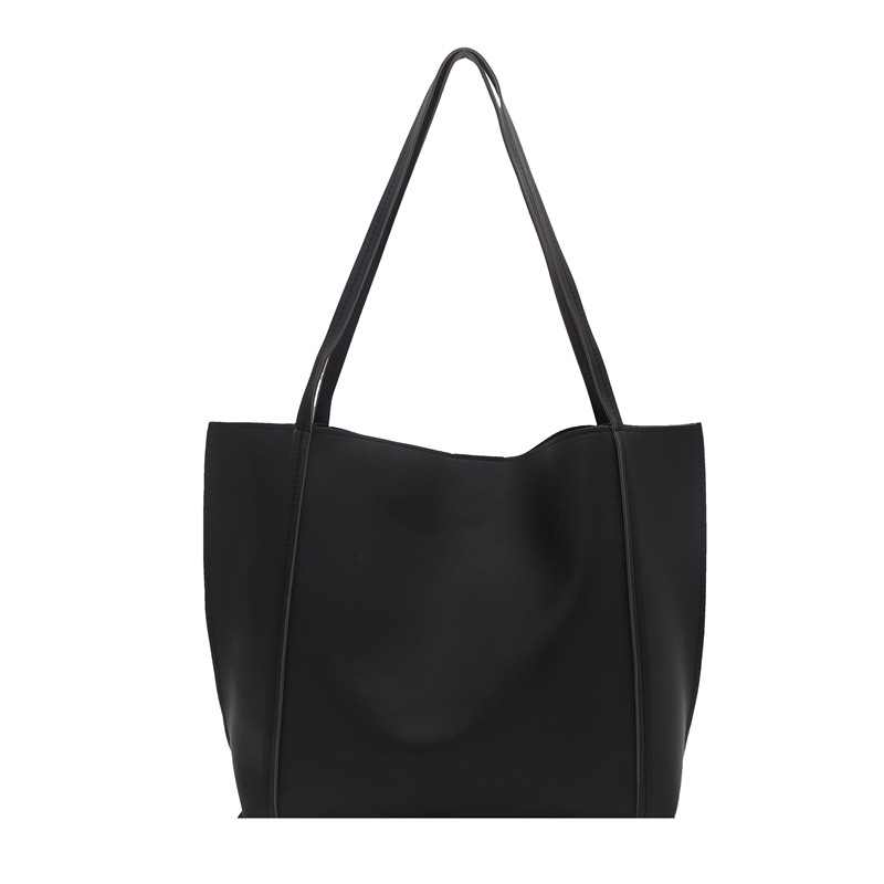 Europa y los Estados Unidos de la generalidad Retro Capacidad Casual Mujeres 2026 nueva moda simple simple de hombro bolsa