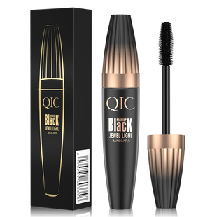 Qic Qicai Plump 4D Mascara, Long, Thick, Curling, Non-Smudged, Waterproof Masara Cross-Border Makeup