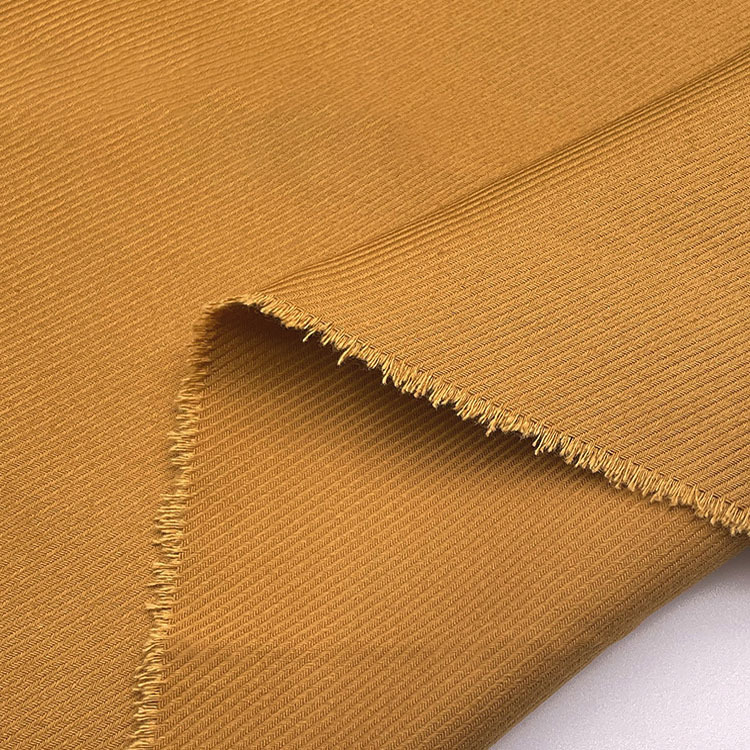 Shaoxing textiles al por mayor 300gsm algodón elástico doble tela de chaqueta de twill