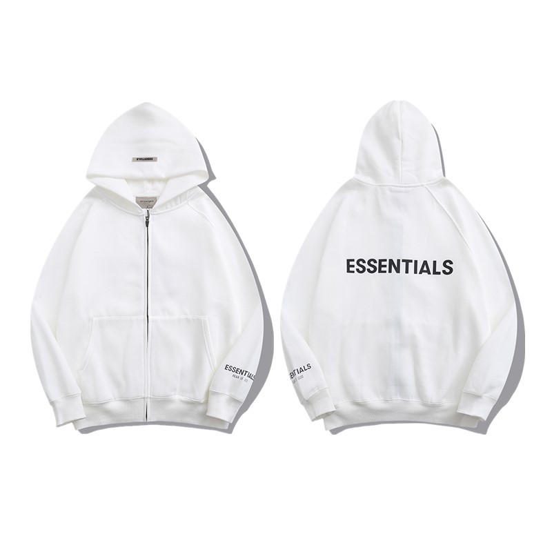 FOG ESSENTIALS letras de silicona estereoscópica hombres y mujeres americanos camisa con sudadera con sudadera con sudadera image 20