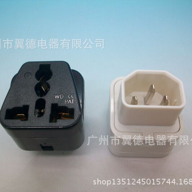翼德插头插座  PDU服务器UPS转换插头C14转C13插头插座 CE认证