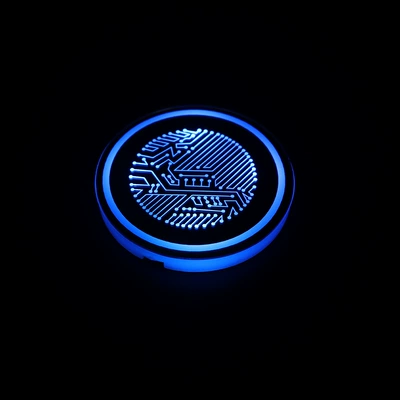 Anti-slip mat, Car Led Luminous Water - sci-fi-circuit
