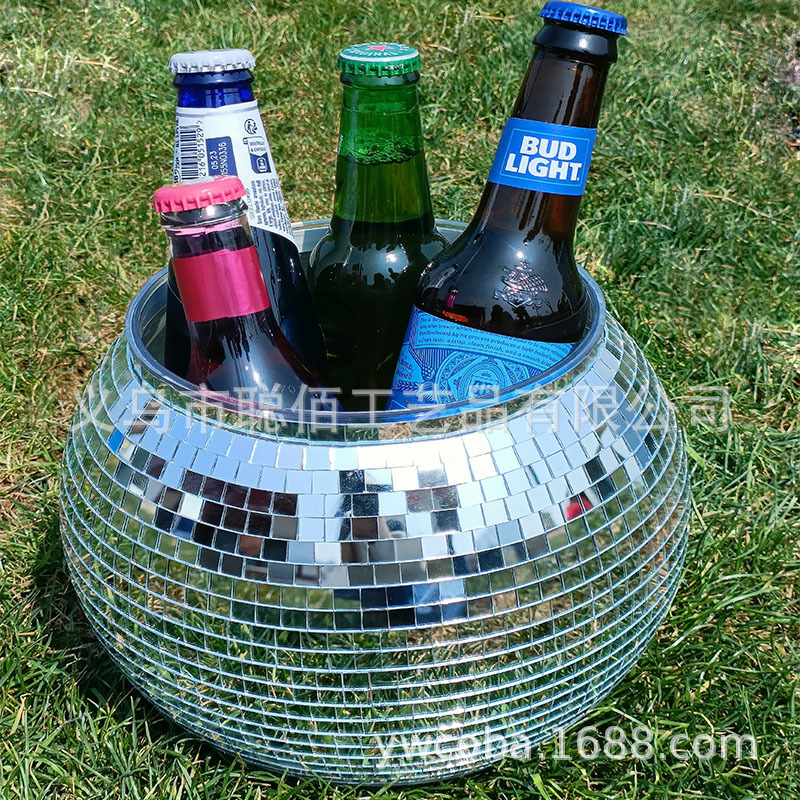 Fábrica directa nuevo cubo de hielo disco cubo de hielo bar fiesta atmósfera decoración del hogar