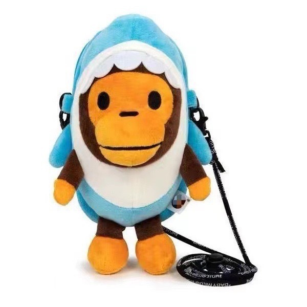 Japón marca de moda bapex Milo mono niño hombro oblicuo bolso para teléfonos móviles bolso para teléfonos móviles camuflado cartón calle