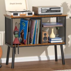 国境を越えた新しいビニールレコード収納キャビネット CD 収納キャビネット古いレコードディスク収納ボックスコミックディスプレイスタンド