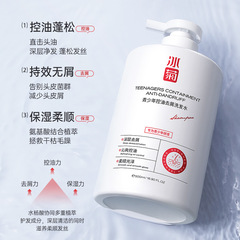 冰菊青少年控油去屑洗发水大容量青少年控油去屑洗发水