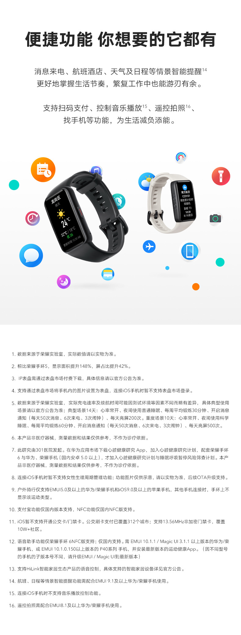 Compatible with Honor Band 6, blood oxygen, sleep, heart rate monitoring, NFC scan code payment, colorful screen, smart Bluetooth Band 6 undefined