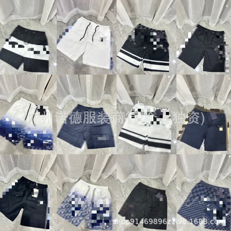 Cross-border 25ss original wholesale fashion quick-dry beach shorts, printed light luxury casual versatile shorts, trendy hot-selling short pants Cross-border 25ss original wholesale fashion quick-dry beach shorts, printed light luxury casual versatile shorts, trendy hot-selling short pants