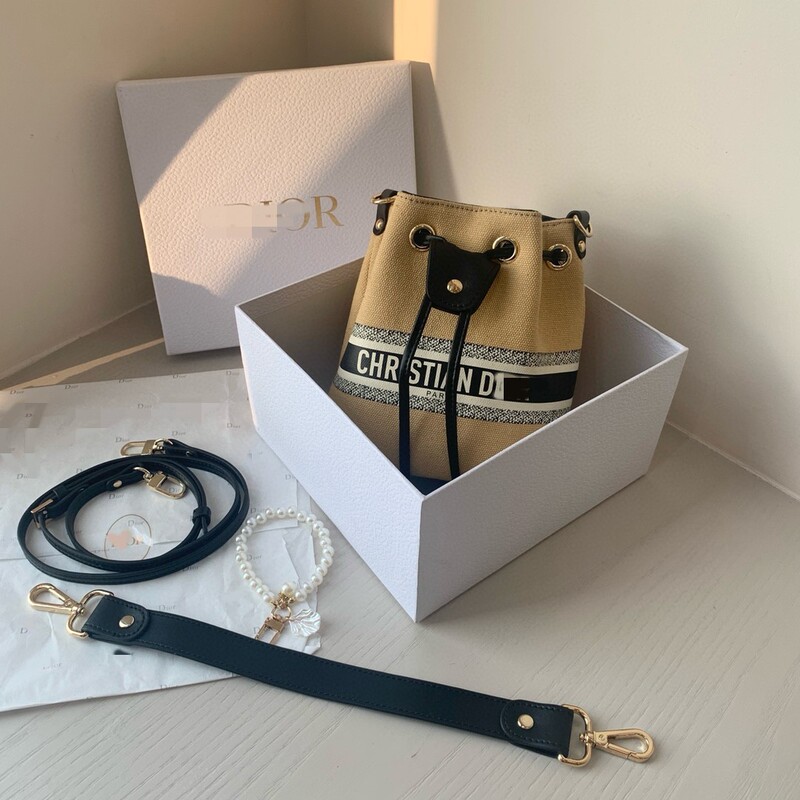 Counter Points Redemption Benefits: Transformed Bucket Bag from D-Brand, Can Be Carried by Hand, Shoulder, or Crossbody, Canvas Bag with Gift Box