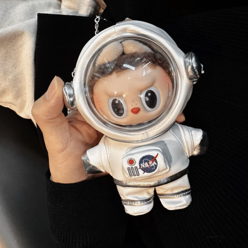 Labubu「宇宙飛行士」Labubu 人形着替え 17cm マカロンペンダント ビニール人形服|undefined