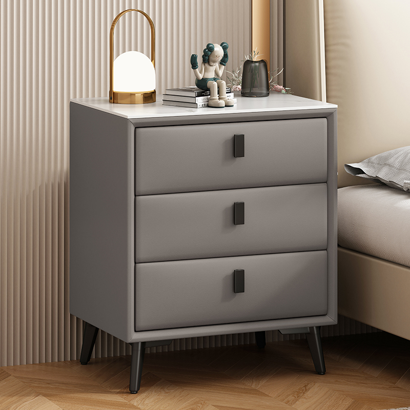 Madera de madera sólida simple 5 dormitorios pequeños hogares ligeros lujosos de alta calidad al lado de la cama mesa de cabecera de la cama