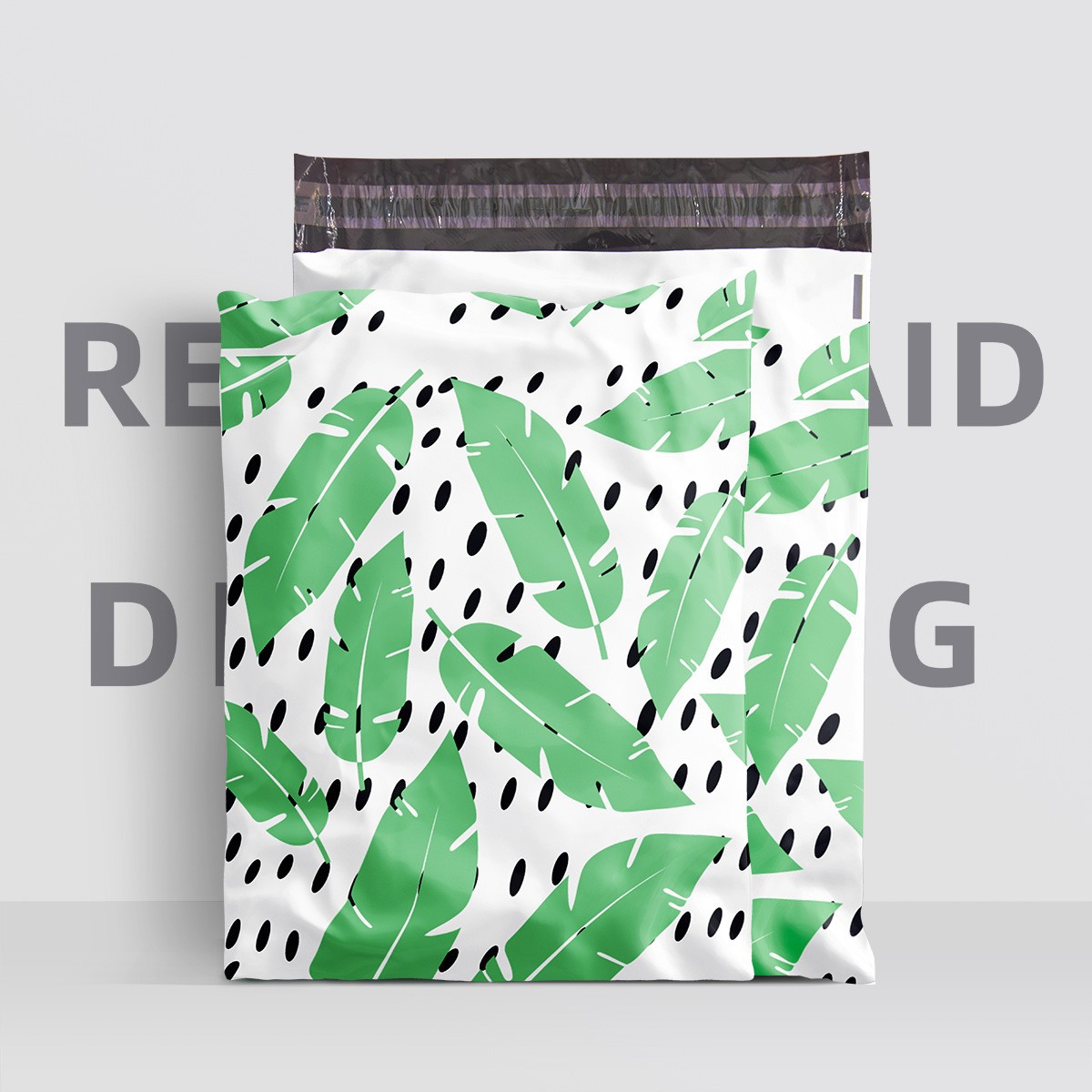 녹색잎-25.5*33+4cm; [100개/팩]