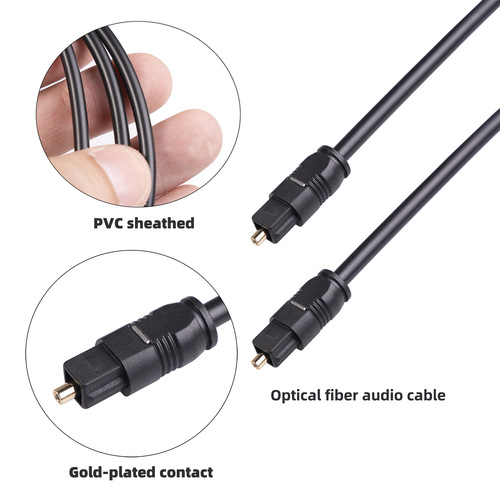 SPDIF TV decoder square optical audio cable Optical digital signal connection cable