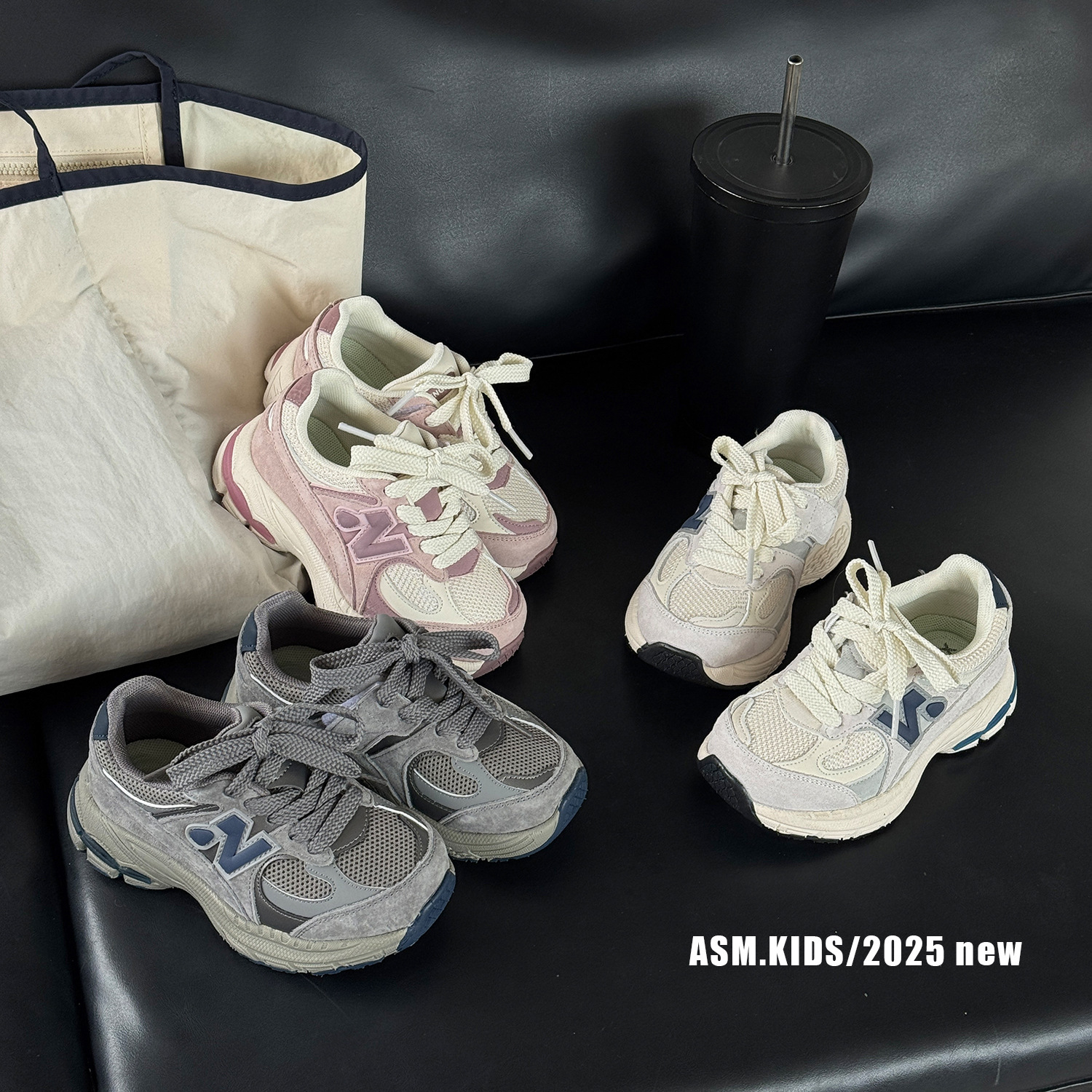 Children's Sports Shoes 2025 Spring New Girls' Fashion Dad Shoes Boys' Lightweight Comfortable Casual Shoes Student Shoes