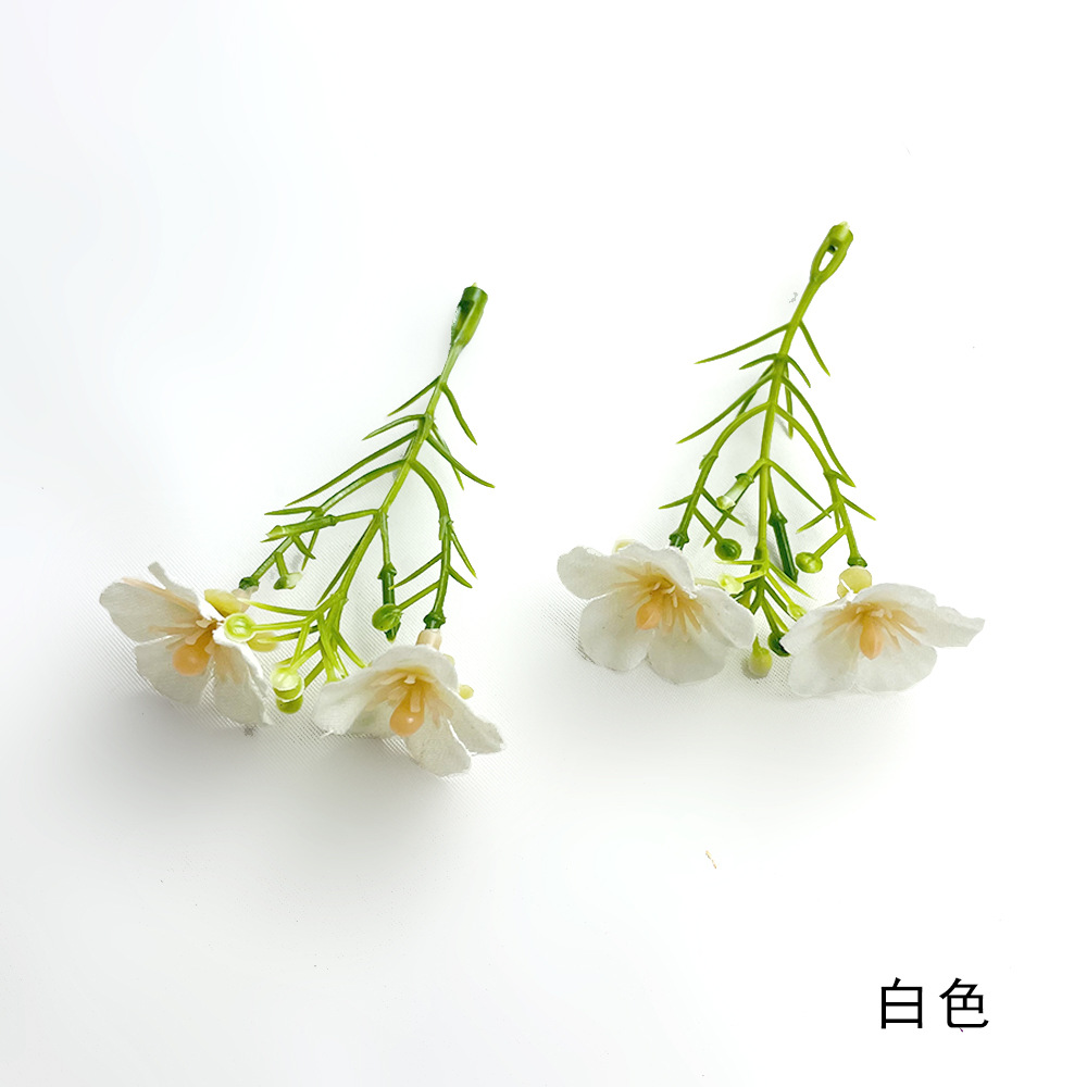 Simulación Milán Gypsophila Strocks de flores Pastoral Boda Guía de flores Diseño de pared Fotografía Diy Hairpin Tocado Sombrero de soltero