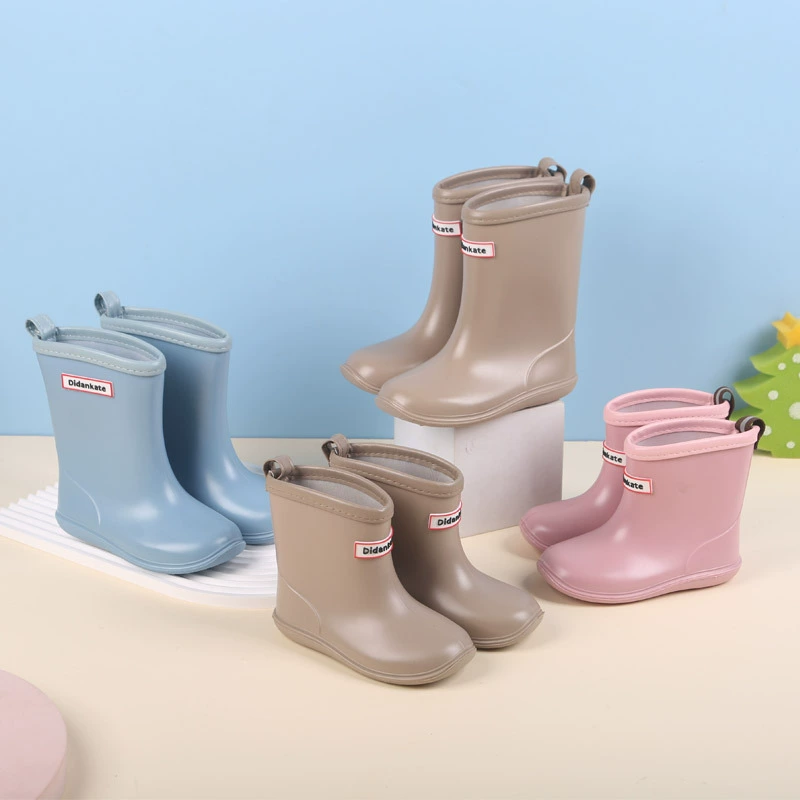 2025 Новый цвет Японские детские дождевые сапоги для мальчиков Детские водяные туфли Нескользящие для мальчиков