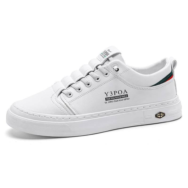 Chaussures décontractées homme slip-on légères baskets blanches_voghion.com