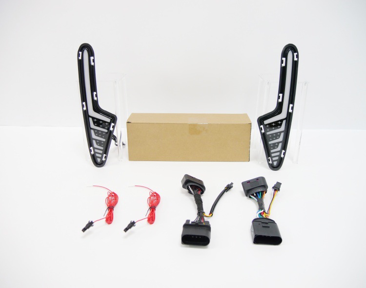 Suitable for Geely Xingyue 25-26 Models, Daytime Running Lights, Turn Signals, Night Ice Blue Modified Front Fog Lights