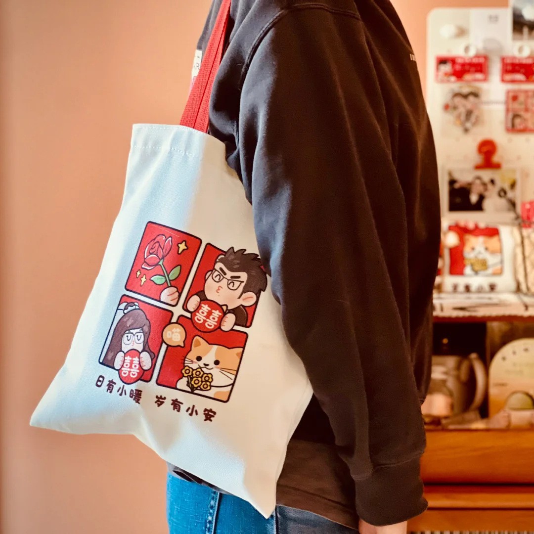 帆布袋定制 手提袋环保袋购物广告棉布袋覆膜帆布包彩印logo