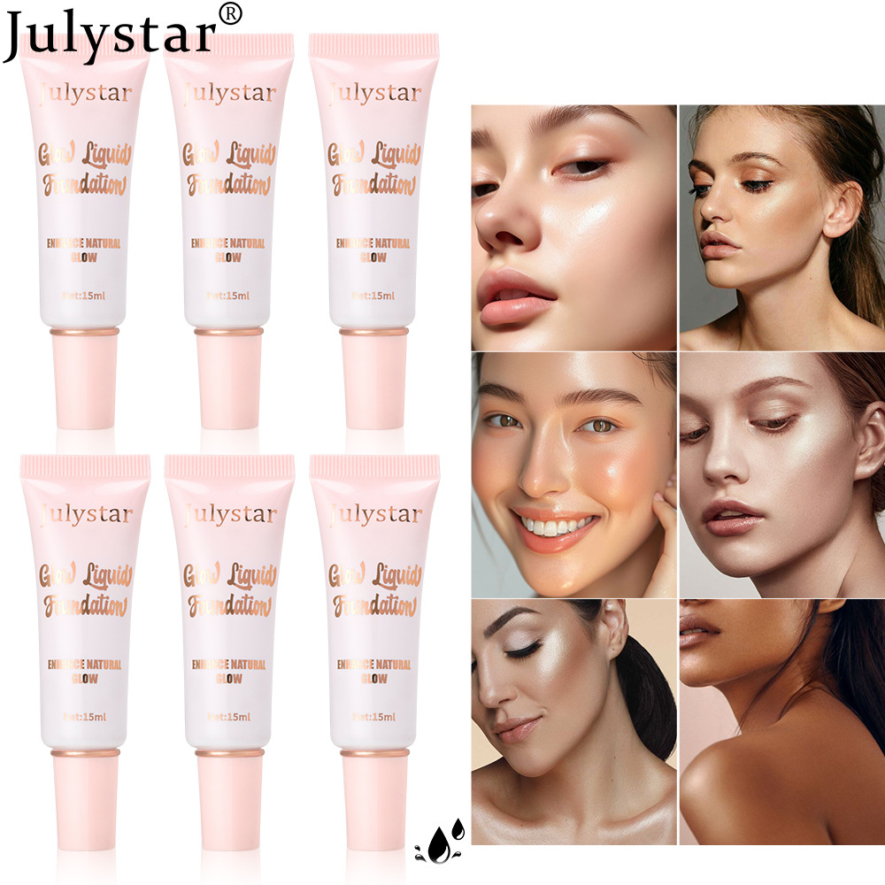 Julystar Facial Concealer Bestseller High-Gloss Pearlescent Foundation, Natural and Long-lasting brightening and moisturizing Foundation wholesale undefined