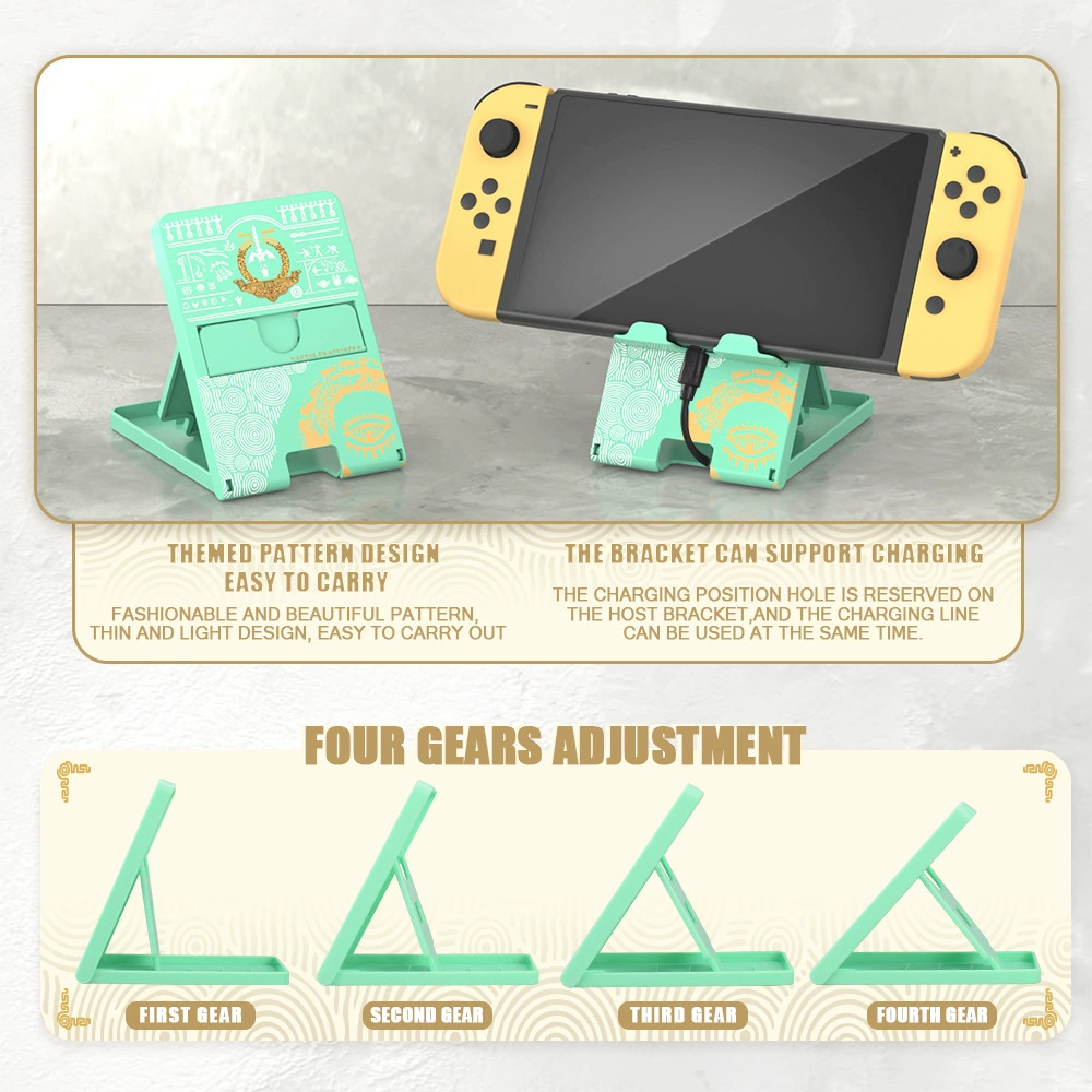Настраиваемая настольная подставка для Nintendo Switch, складной держатель ZX-серии, множественные дизайны, портативная