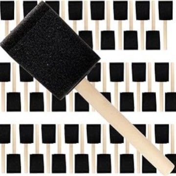 Black sponge brush 4cm