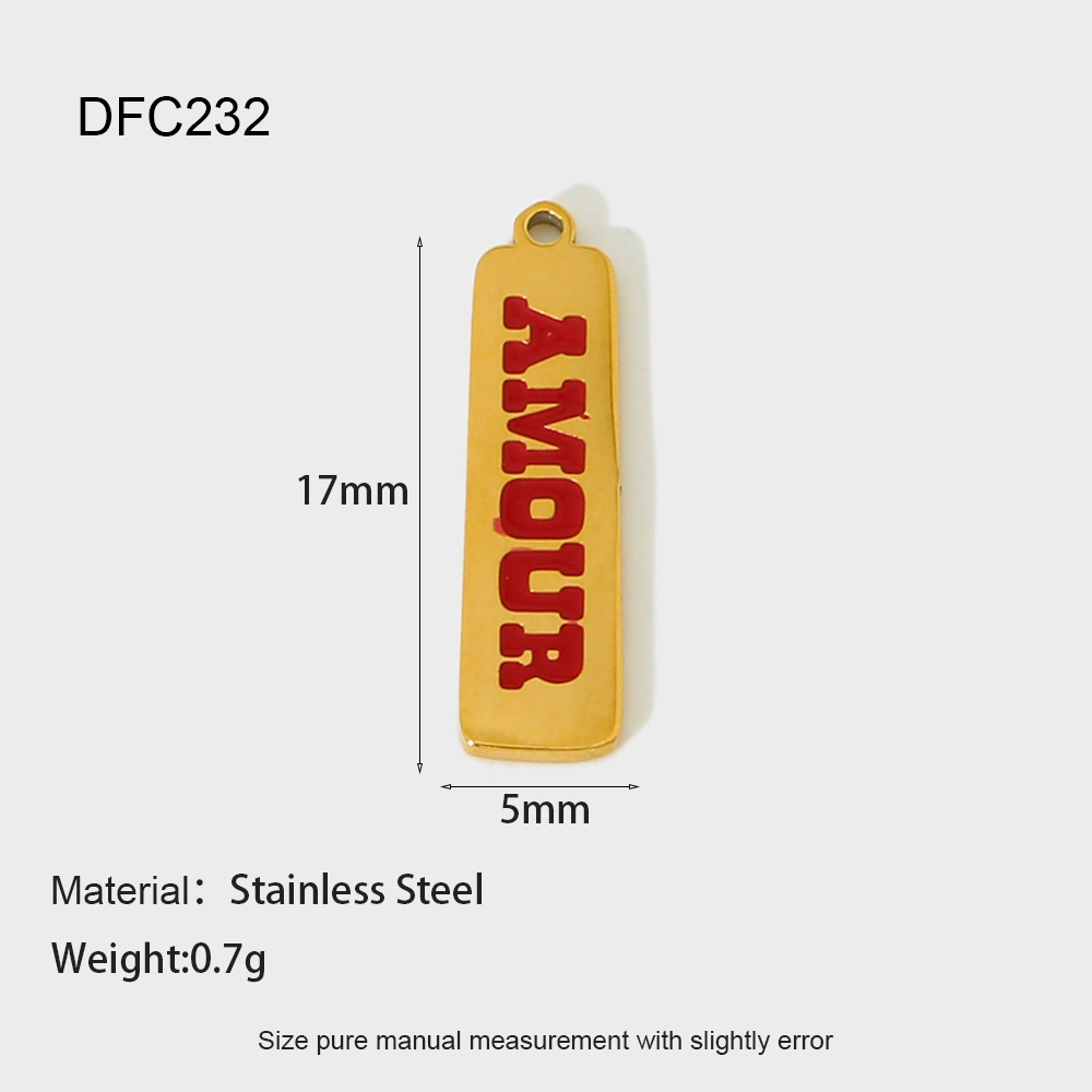 PVD Coated Gold Plating Process 1 Piece 304 Stainless Steel Letter Rainbow Starfish Pendant
