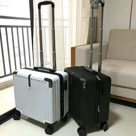 小行李箱18寸男女学生可登机箱万向轮可加印logo旅行箱18寸拉杆箱