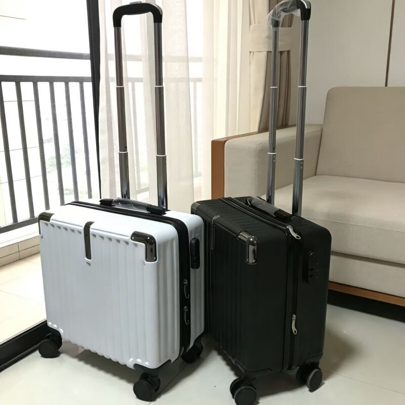 Small Suitcase 18inch for Male and Female Students, Carry-On Luggage with Universal Wheels, Customizable Logo, Travel Suitcase 18inch Trolley Case