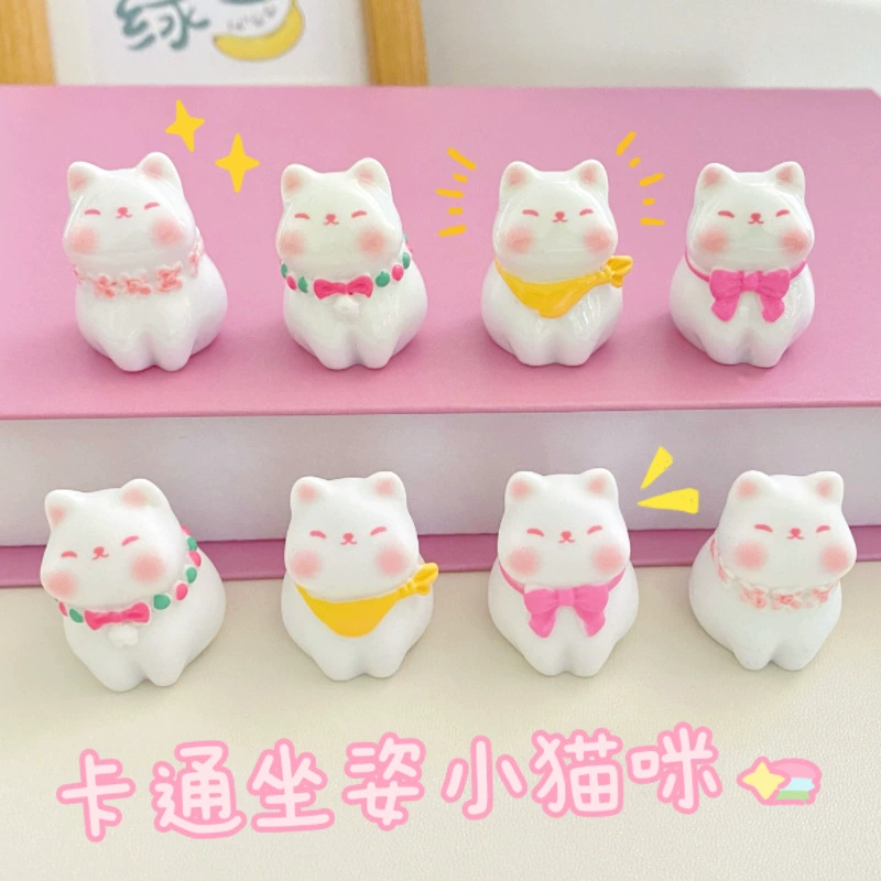 Мультяшный трехмерный котенок кошка животное украшение