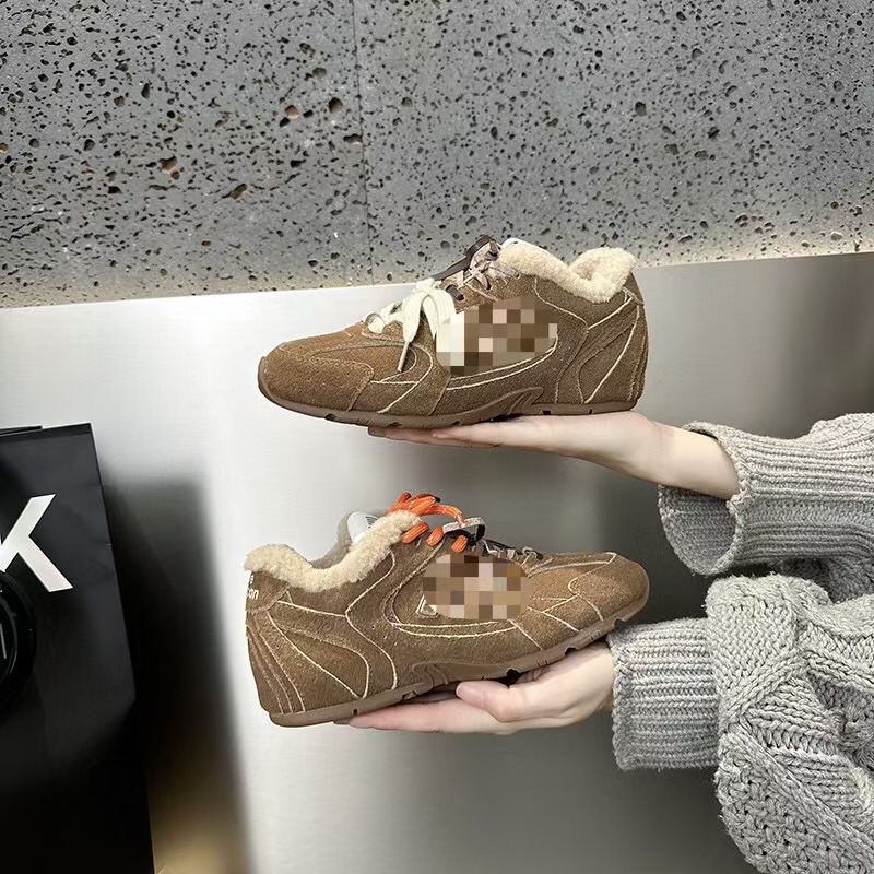 브라운 코튼 안감