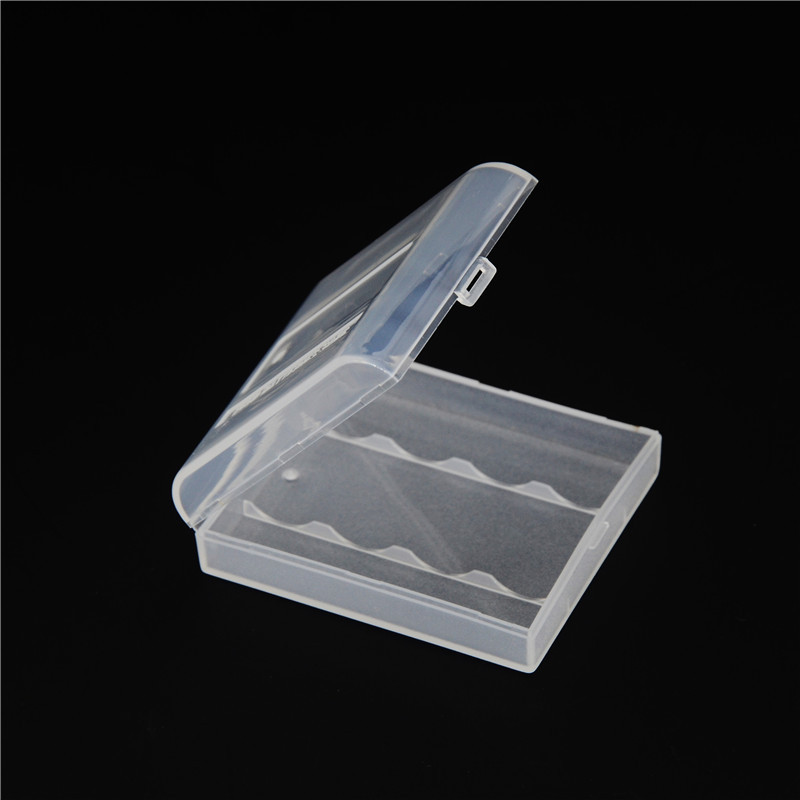 5号4节电池盒 AA5号电池收纳盒 AA充电电池盒子保护盒PP透明盒