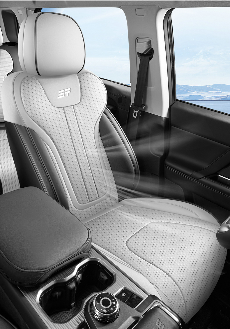 2025 Chery Jietu Free Rider Two-Wheel Drive Version Suitable for Car Seat Covers, Four-Season Seat Covers, Fully Surrounded Leather Seat Cushions