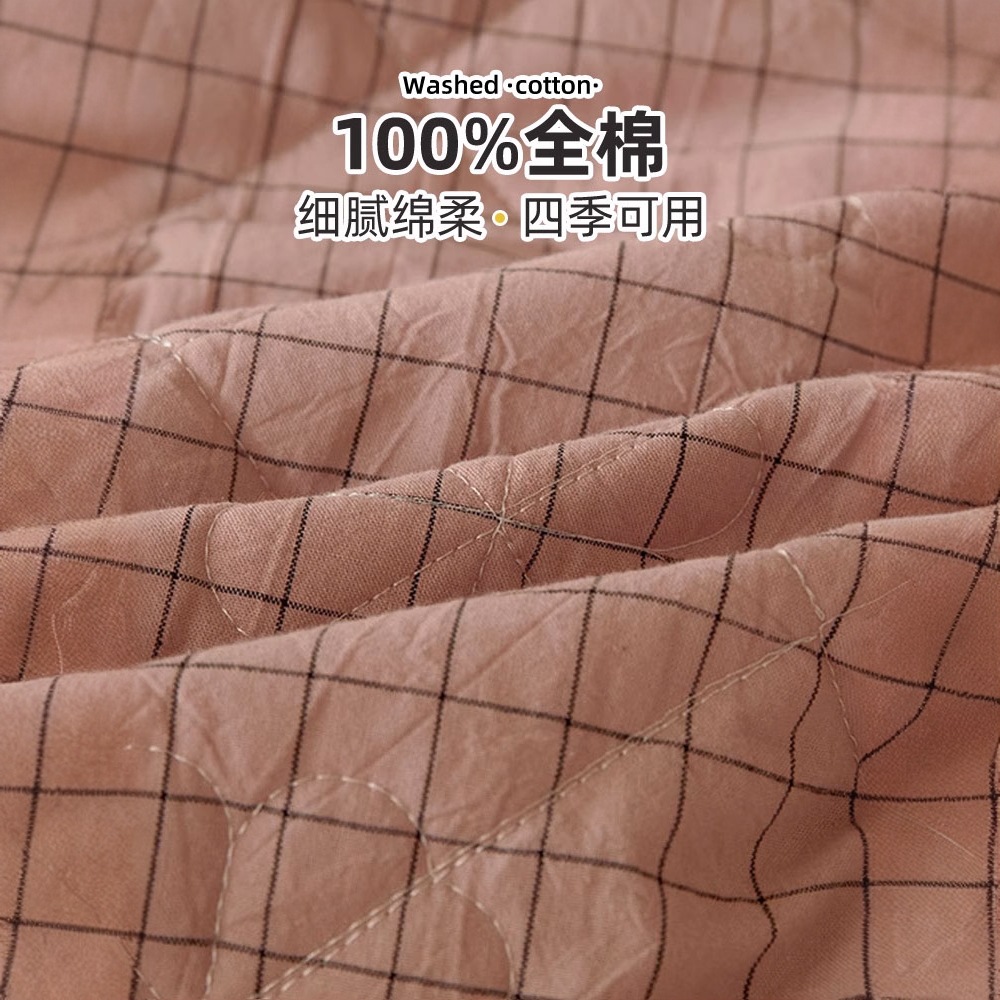 Sombrilla de cama de algodón para dormitorio de estudiantes pieza individual 1 metro 2 1,2 sábana para personas dormitorio 0,8 cama 9 juego de tres piezas 3