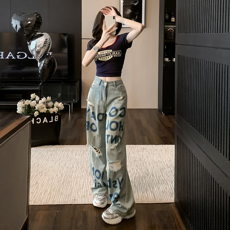 LC-2010 high waist small Wear slimming fashion two-piece suit