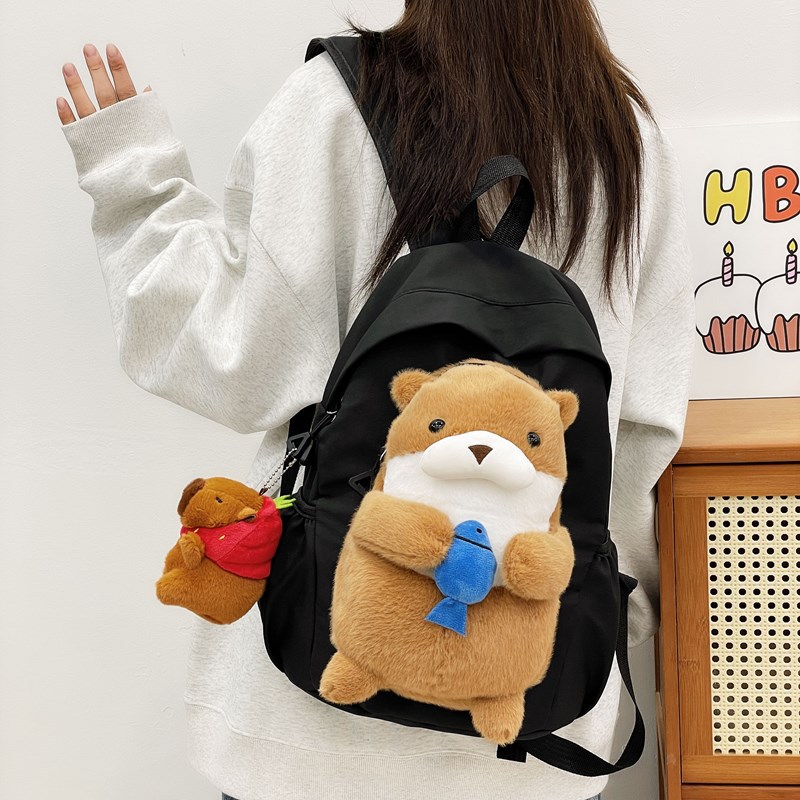 Caricaturas lindas mochila para niños y niñas mochila para muñecas de jardín de infantes 2024 nueva mochila para niños de gran capacidad