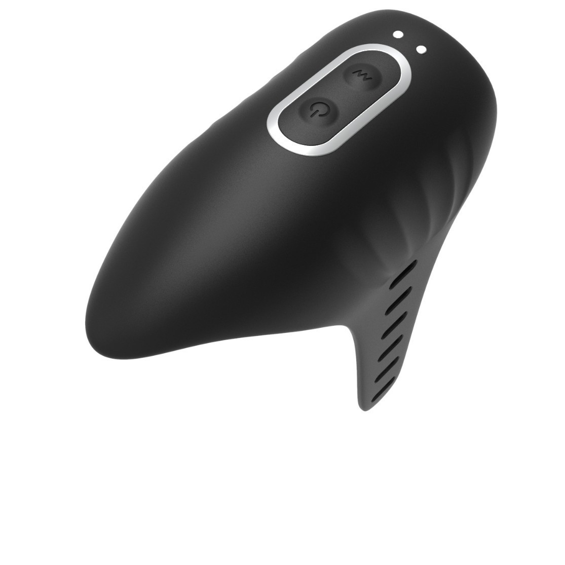 Wearable Vibrating Penis Trainer, Silicone Electric Stimulation Device, Black — detail image 8