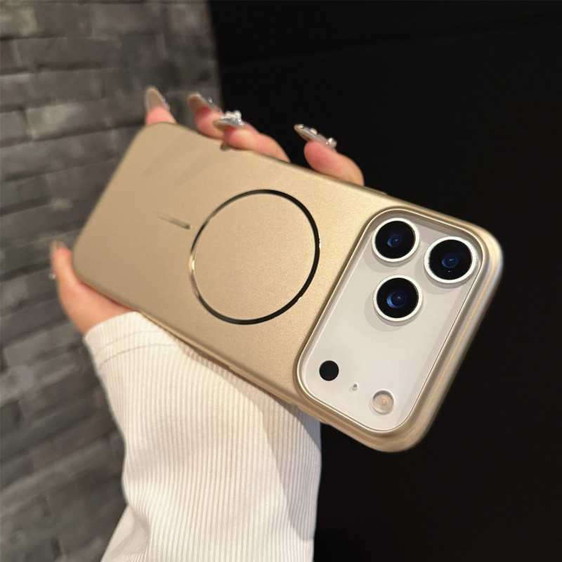 适用iPhone17细圈磁吸手机壳苹果16纯色15超薄14磨砂防摔保护套13|undefined