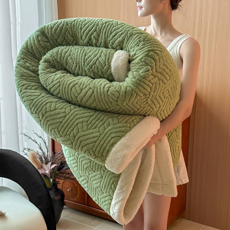 2025 New Taffeta Jacquard Double Layer Blanket-Kelly Series