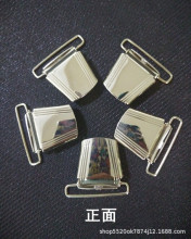 梯形鸭嘴扣金属背带夹麻面圆胶方胶无胶规格齐全量大从优