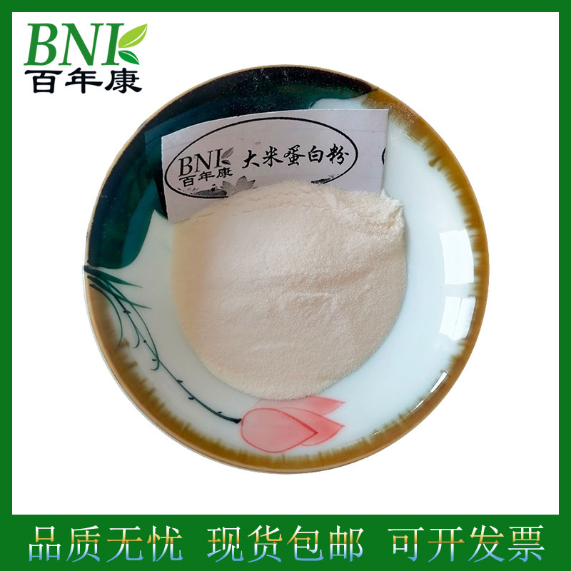Rice protein powder hydrolyzed protein powder rice extract water-soluble small molecule protein powder for food